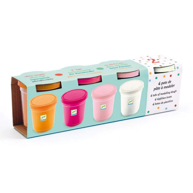 4 Tubs Of Play Dough - Sweet Colours. - Image 3