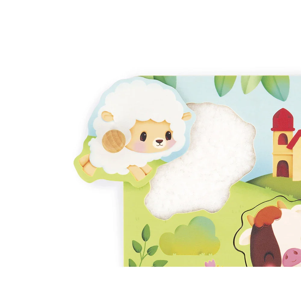 5-piece Farmhouse tactile puzzle - Image 4