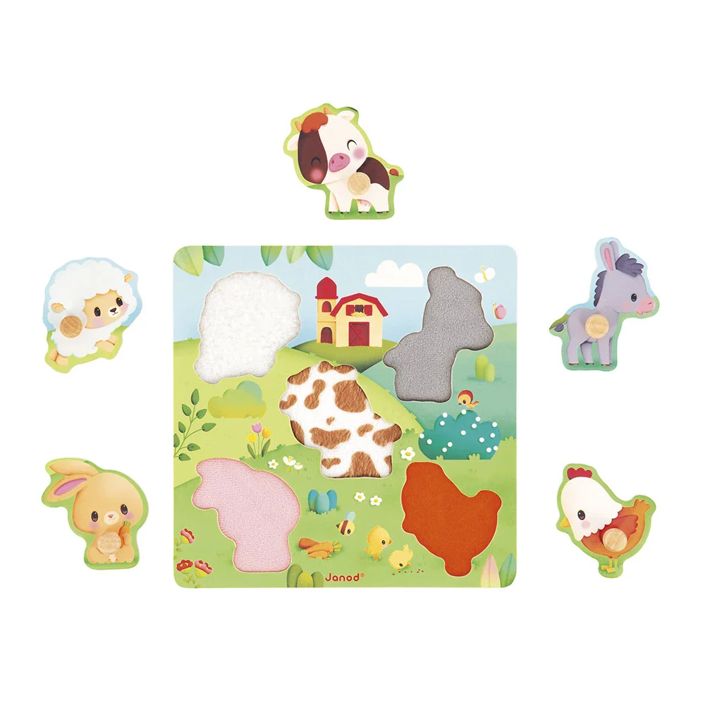 5-piece Farmhouse tactile puzzle - Image 5