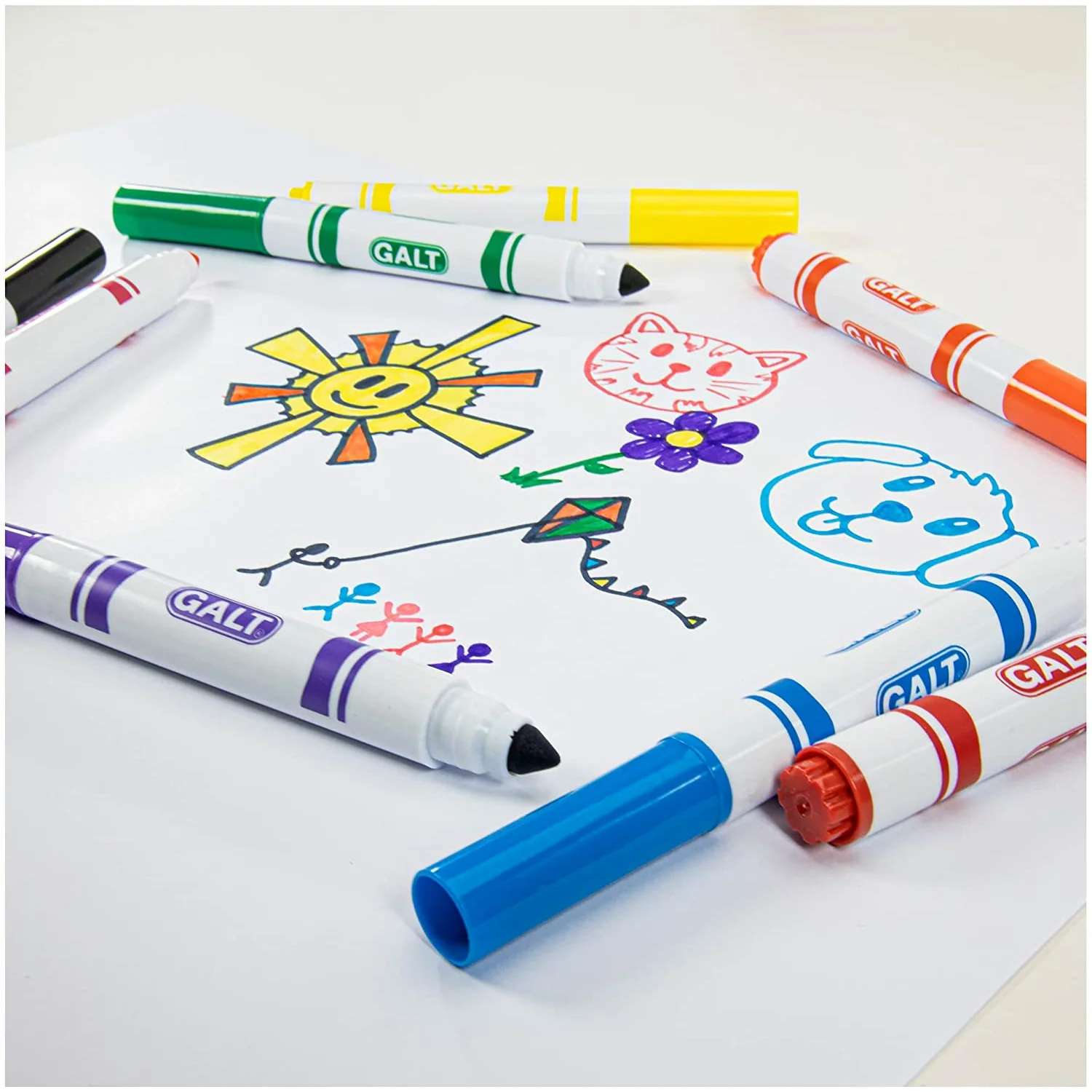 8 Chunky Washable Felt Pens - Image 3