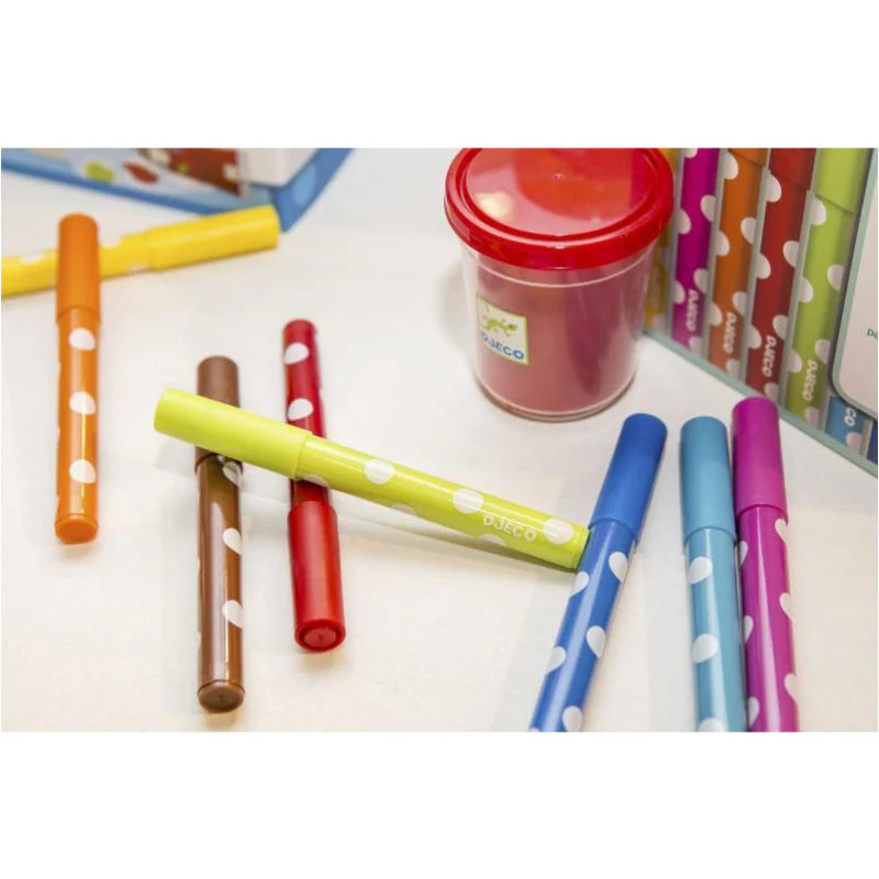 8 Washable Chunky Felt Tip Pens - Image 3