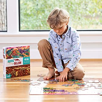 Above & Below Dinosaur World - 48 piece Jigsaw - Image 3