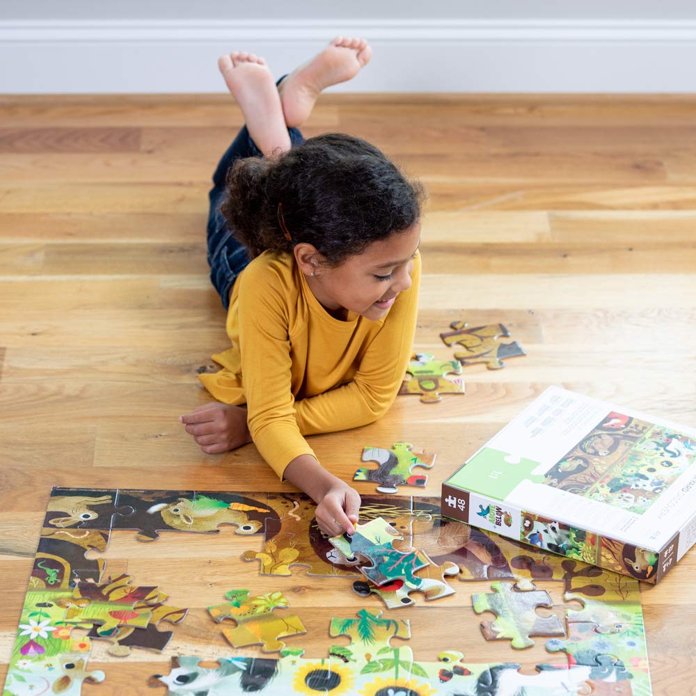 Above & Below Forest Wildlife - 48 Piece Jigsaw - Image 3