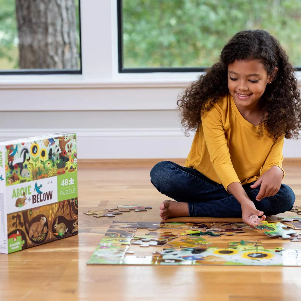 Above & Below Forest Wildlife - 48 Piece Jigsaw - Image 4