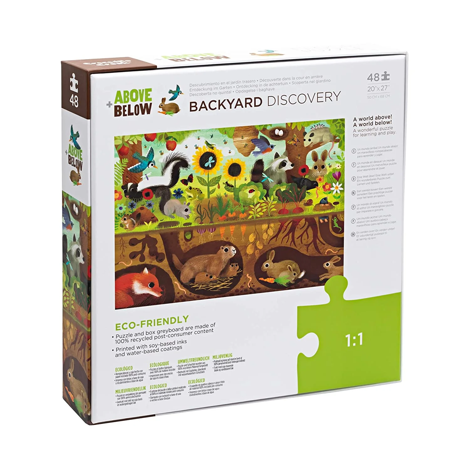 Above & Below Forest Wildlife - 48 Piece Jigsaw - Image 5
