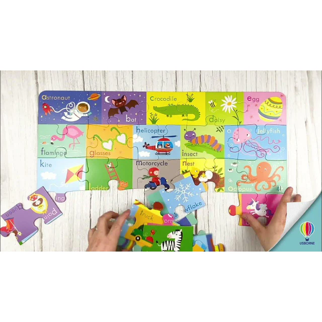 Alphabet Book & 25 Piece Jigsaw - Image 5