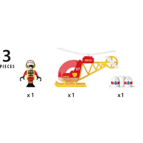BRIO Firefighter Helicopter - Image 5