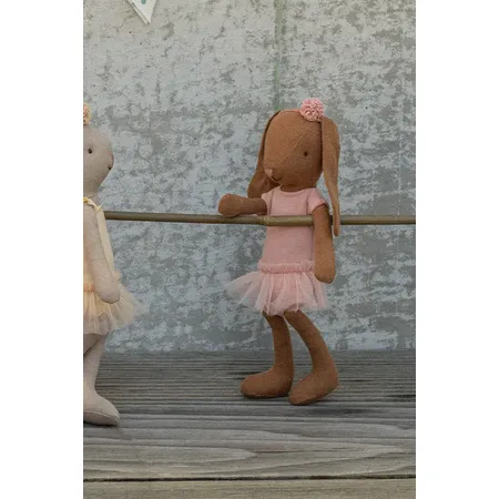 Bunny, Size 1 - Chocolate brown - Ballet suit and skirt rose - Image 3