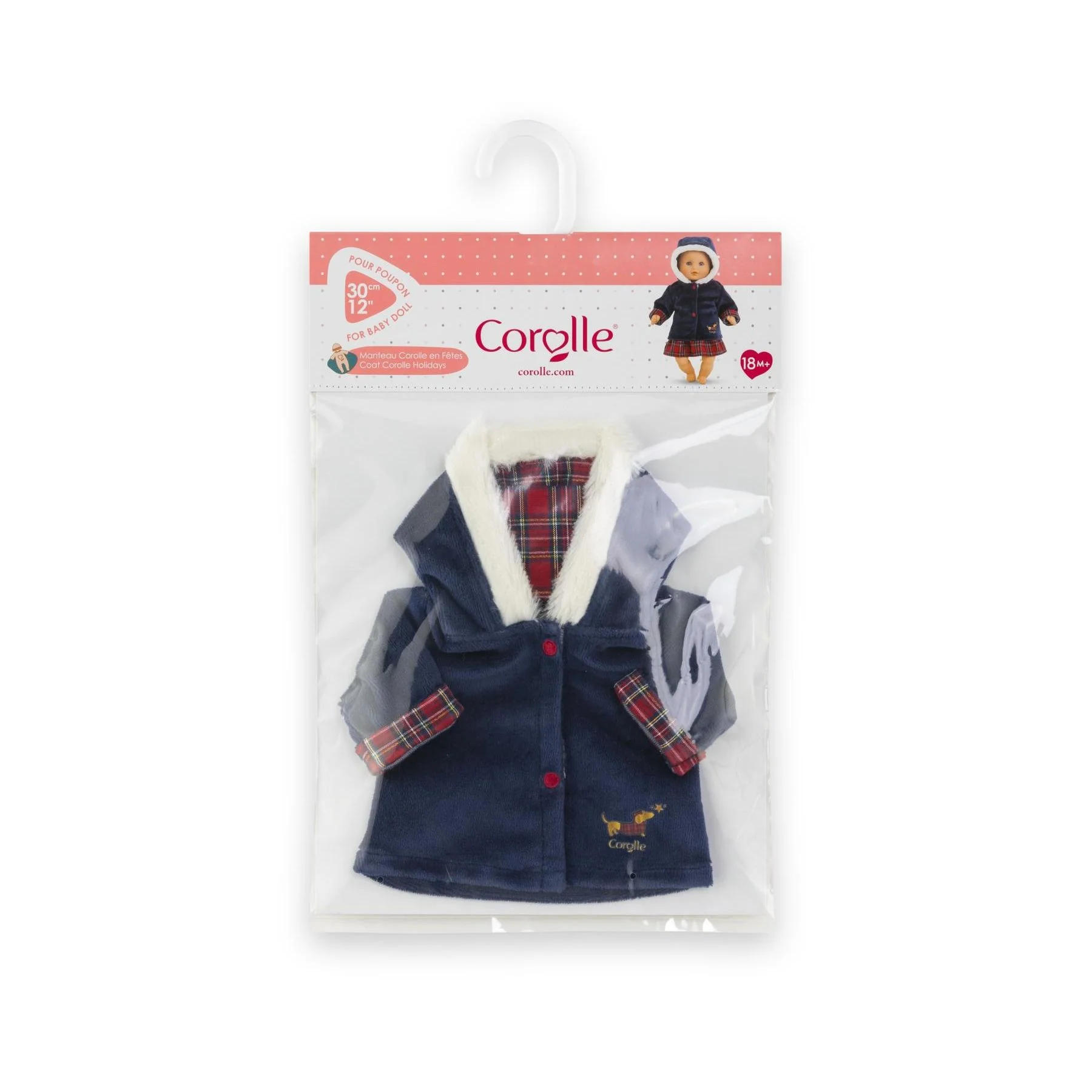 Christmas Coat - 30 cm Baby Doll - Image 3