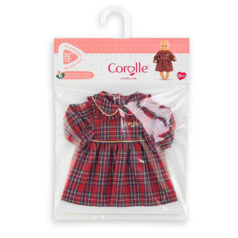 Christmas Dress - 30 cm Baby Doll - Image 2