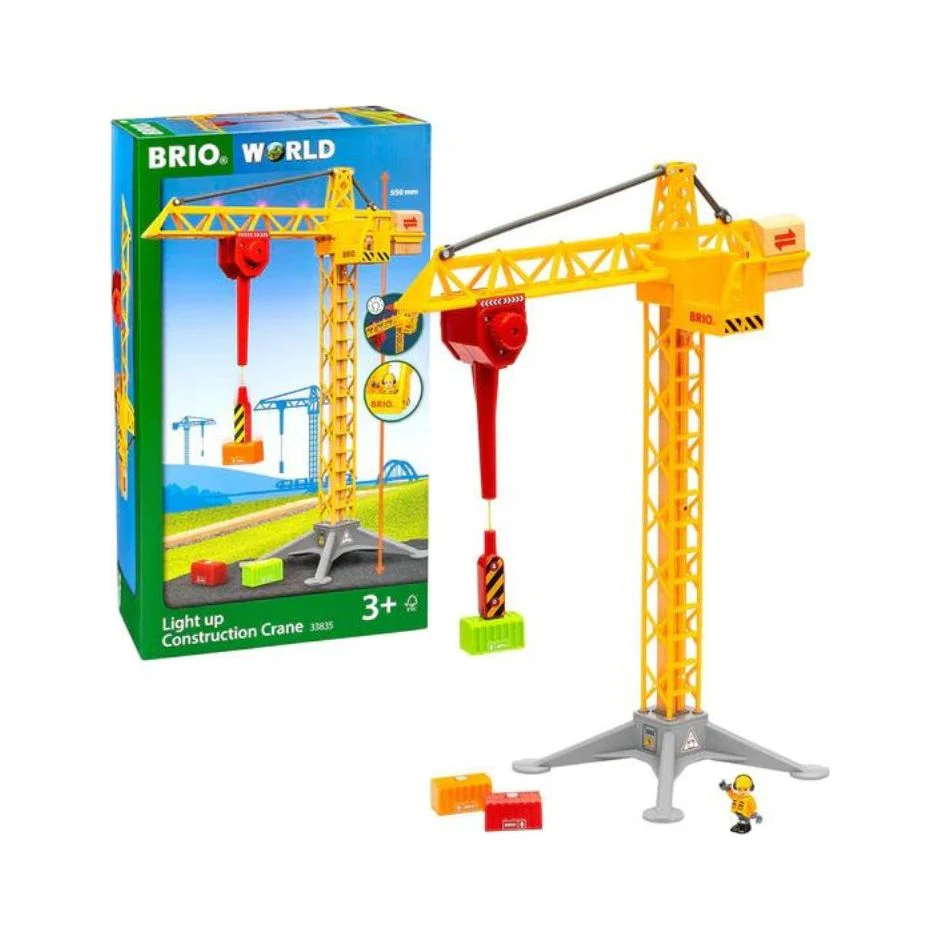 Construction Crane with Lights