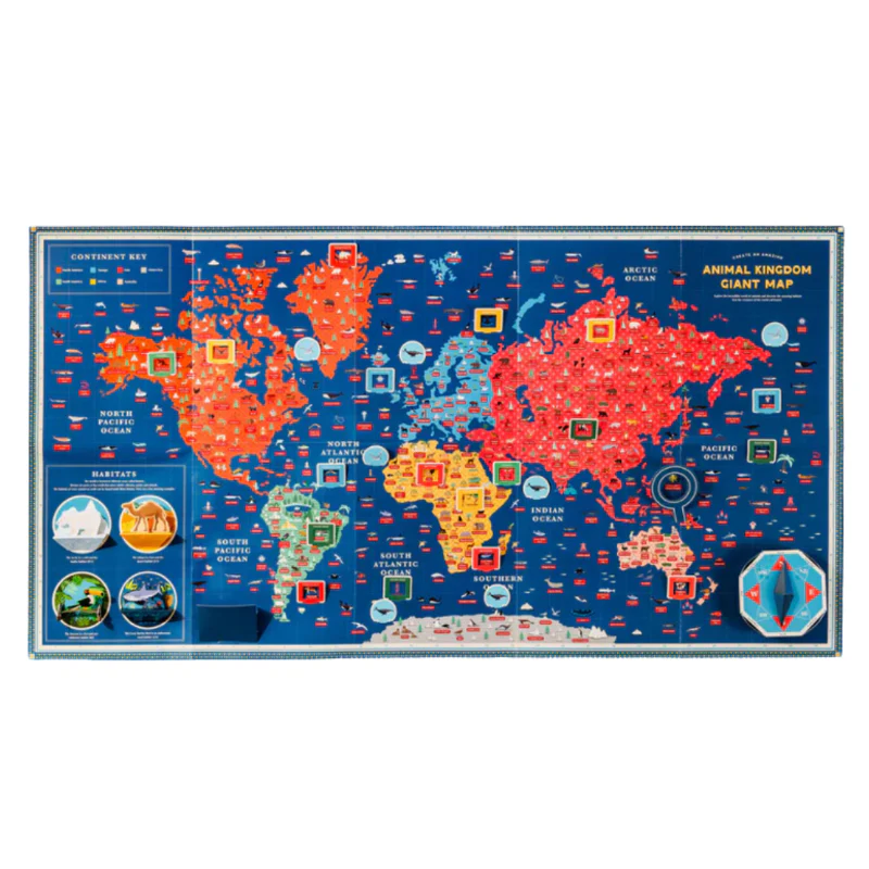 Create An Amazing Animal Kingdom Giant Map - Image 2