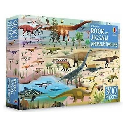 Dinosaur Timeline 300-Piece Jigsaw & Book - Image 5