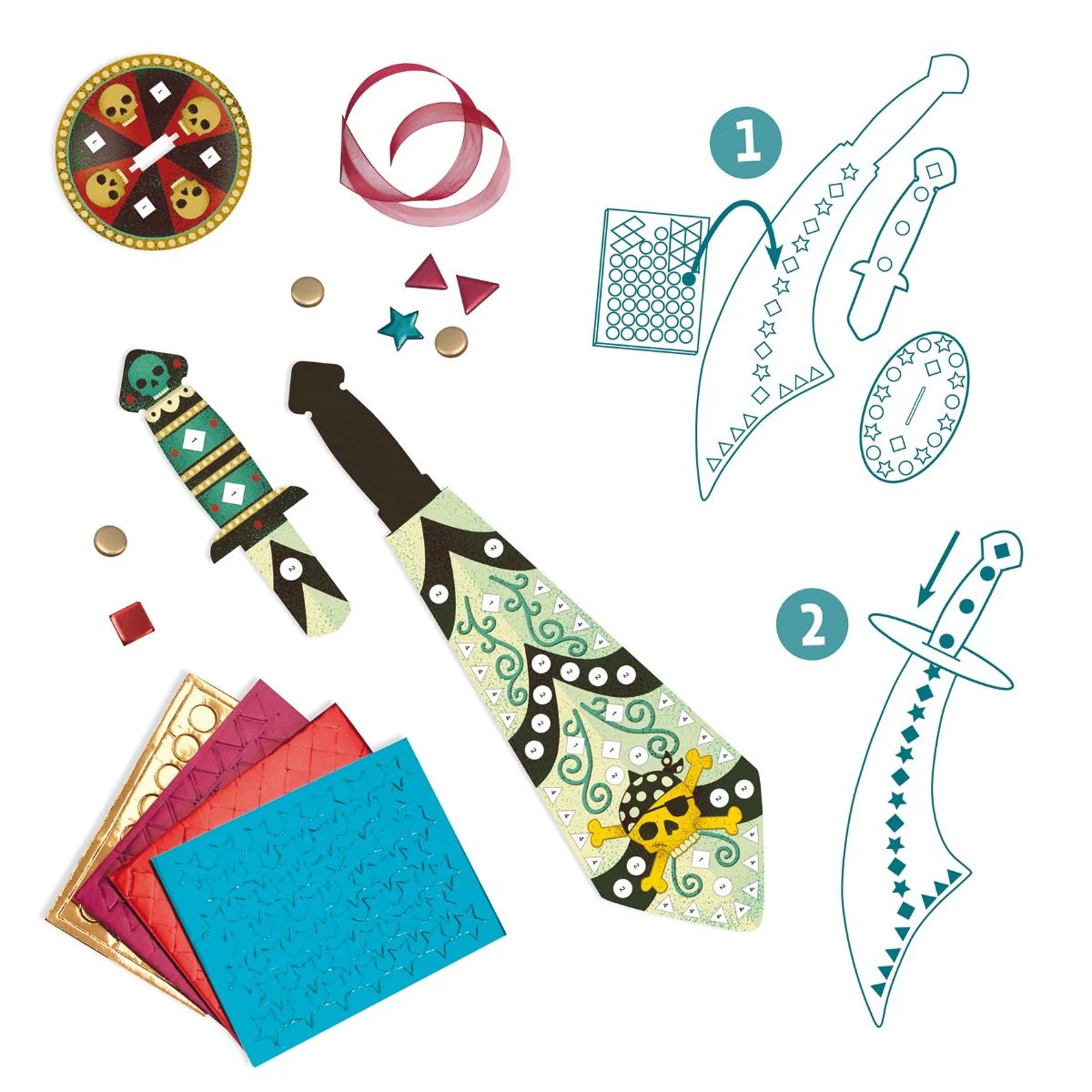 Do It Yourself - Mosaic Sabres To Decorate. - Image 3