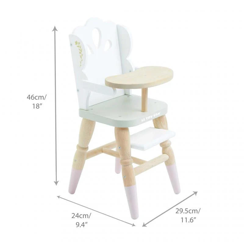 Doll Wooden High Chair - Image 4