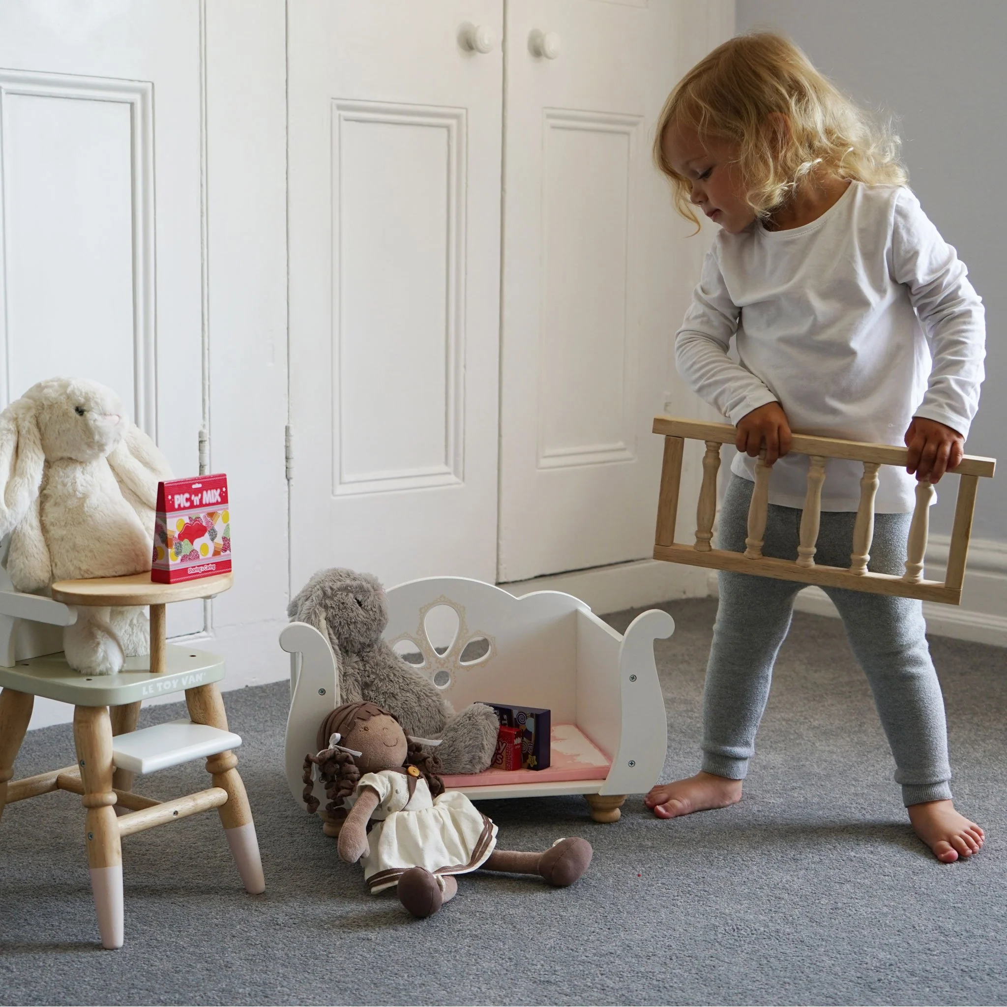 Doll Wooden High Chair - Image 5