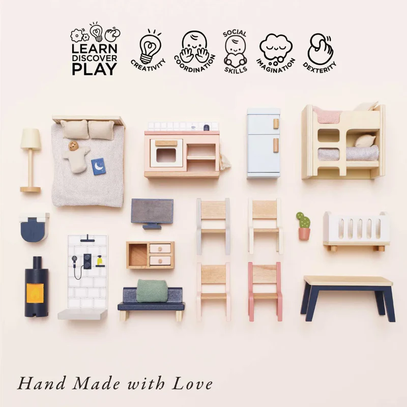 Doll House Complete Furniture Set - Image 6