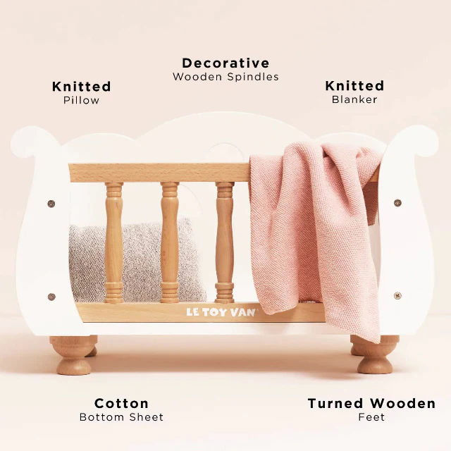 Doll Sleigh Cot - Image 3