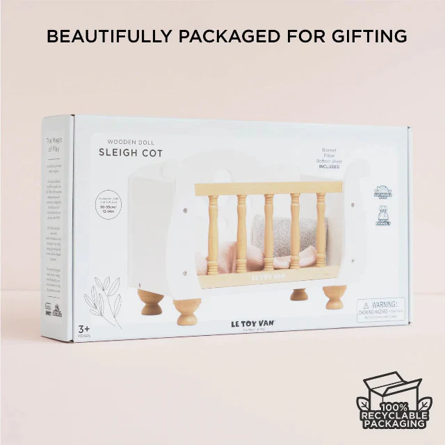 Doll Sleigh Cot - Image 5
