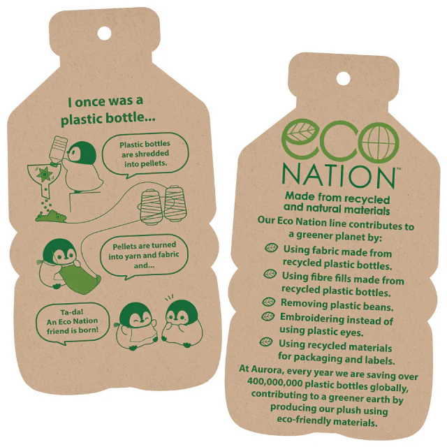 Eco Nation Penguin - Soft Toy - Image 5