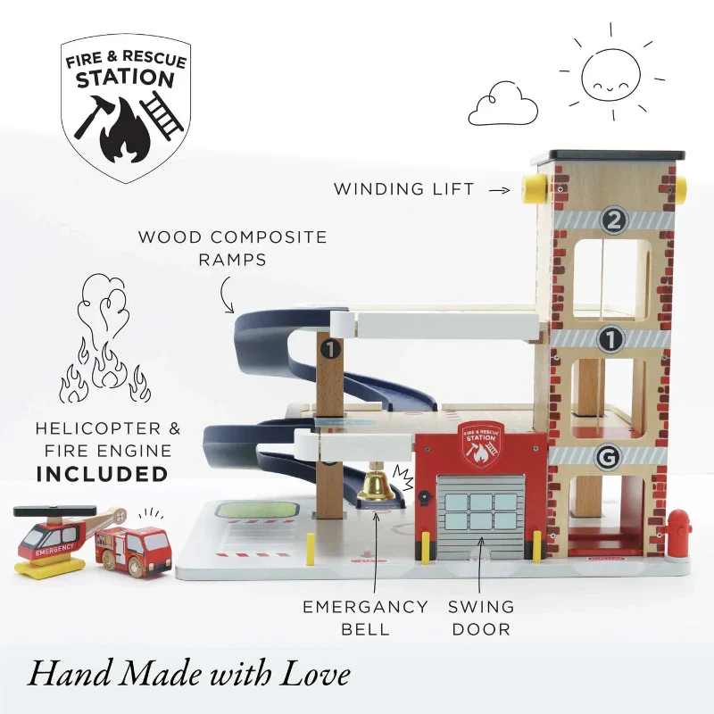 Fire & Rescue Wooden Garage - Image 7