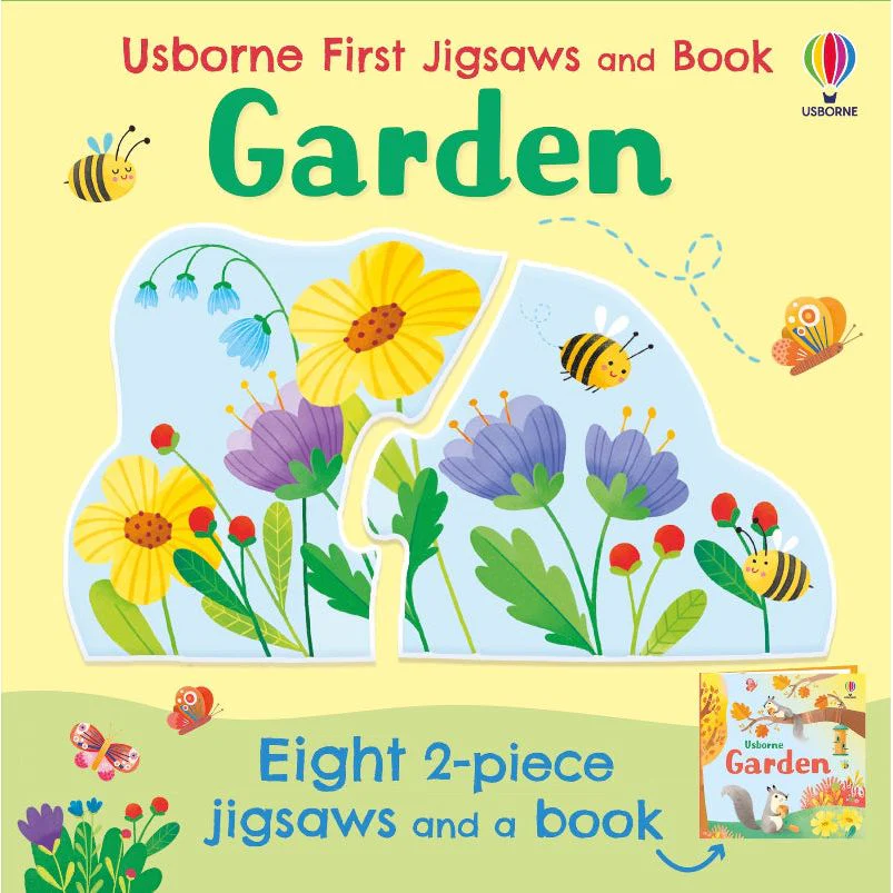 First Jigsaws & Book: Garden
