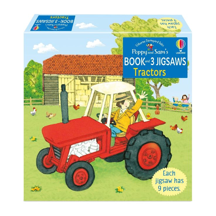First Jigsaws and Book: Tractors