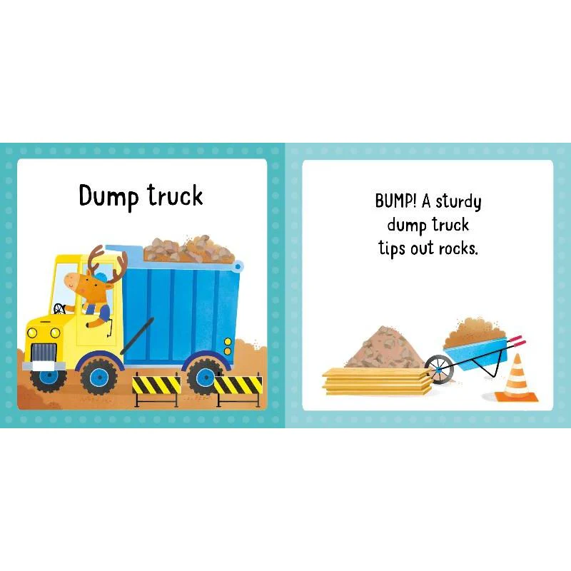 First Jigsaws and Book: Trucks - Image 3