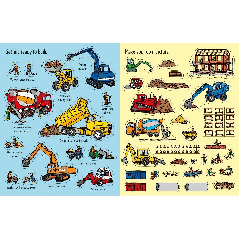 First Sticker Book - Big Machines - Image 4