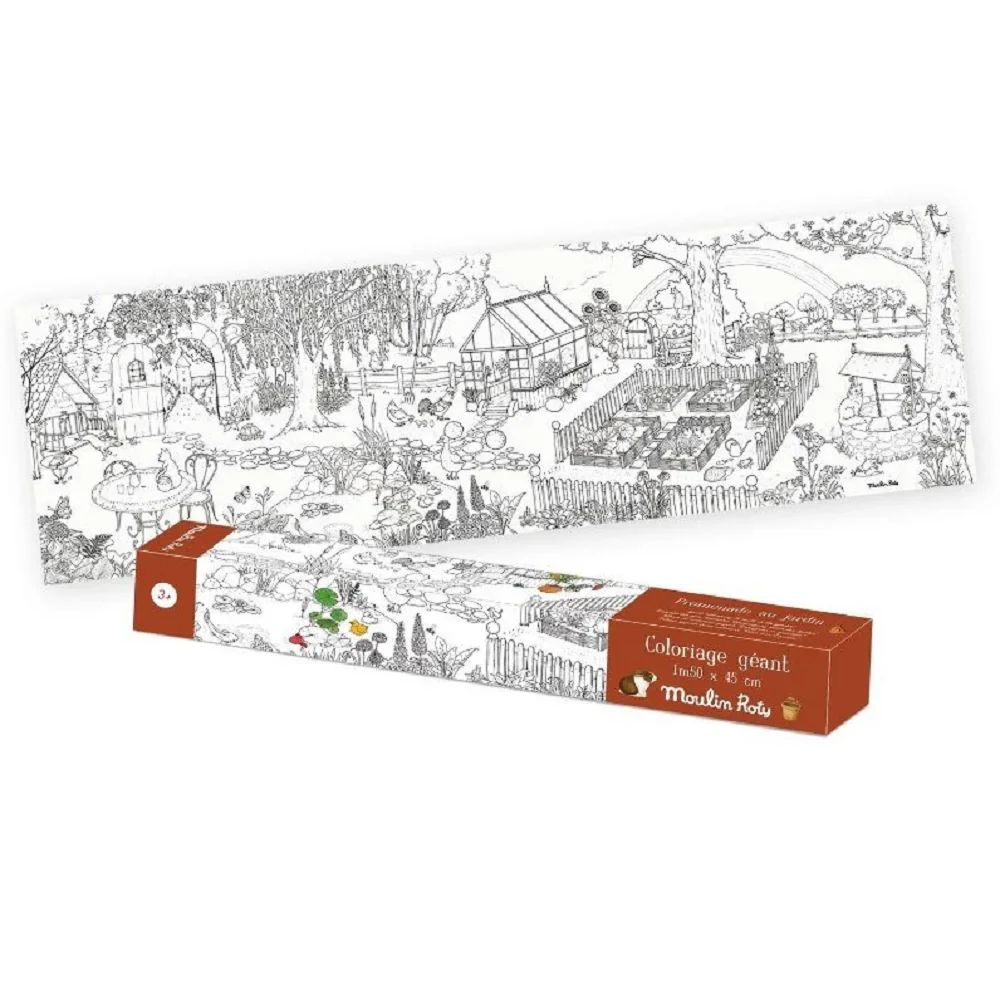 Giant Colouring Poster - 'The Gardener'