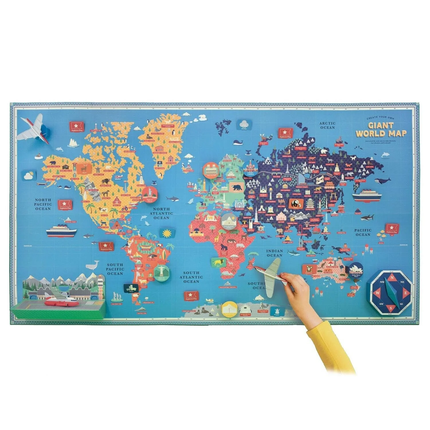 Giant World Map - Image 7