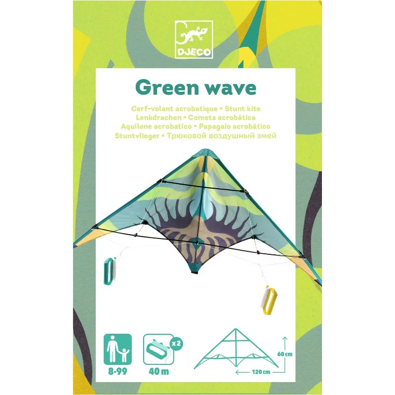 Green Wave - Stunt kite - Image 4