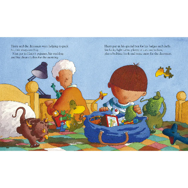 Harry And The Dinosaurs First Sleepover - Ian Whybrow - Image 2