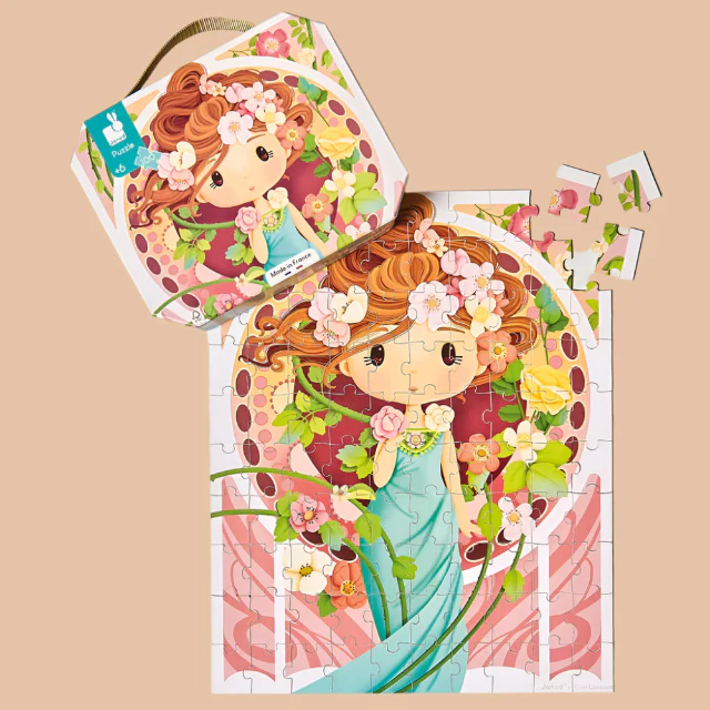 Inspired by Alfons Mucha - 100 piece Puzzle - Image 3
