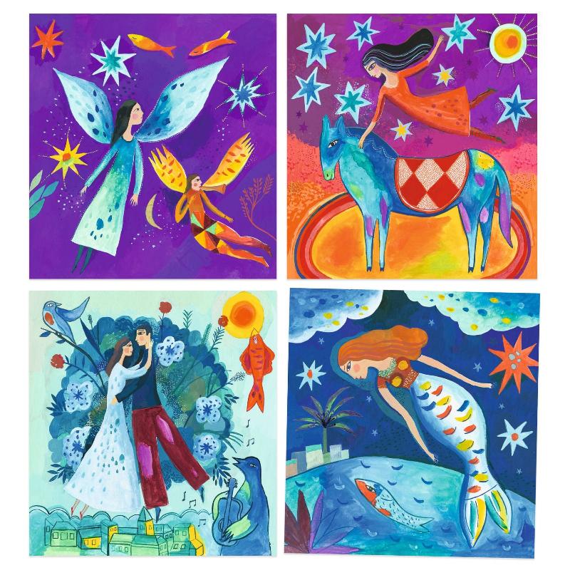 Inspired By -  Marc Chagall - In a dream - Image 2