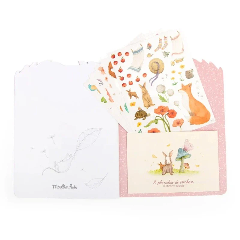 Les Rosalies - Colouring Book with 230 Stickers - Image 3