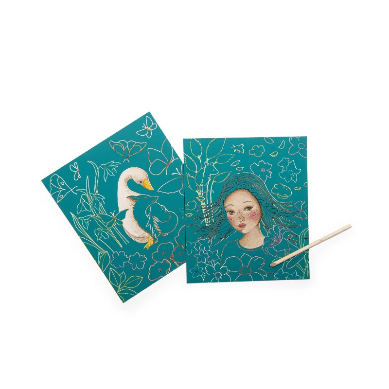Les Rosalies Scratch Art Cards - Image 3