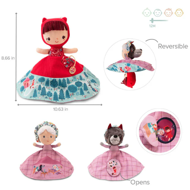 Little Red Riding Hood Reversible Story Doll - Image 3