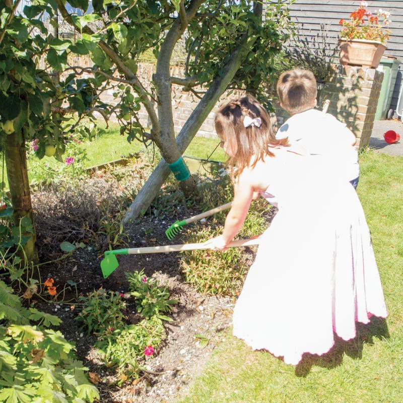Long Handled Soil Rake - Image 2