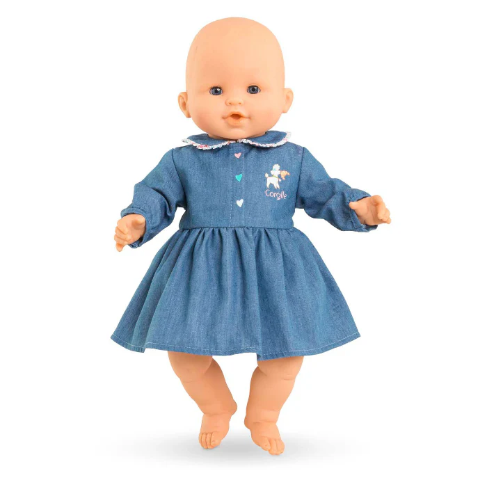 Long Sleeve Denim Dress - 30 cm Baby Doll - Image 2
