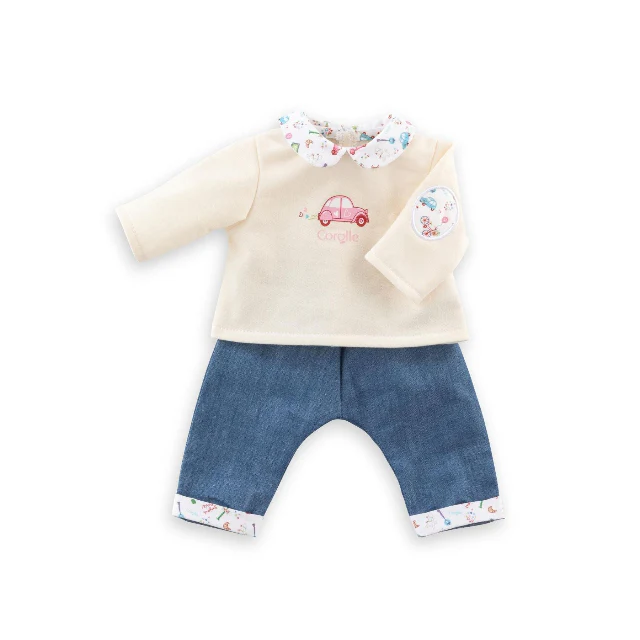 Long Sleeve T-Shirt & Jeans - 30 cm Baby Doll - Image 3