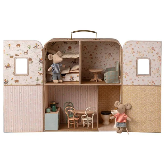 Maileg - SuitCasa, Little sister and brother mouse - Image 4
