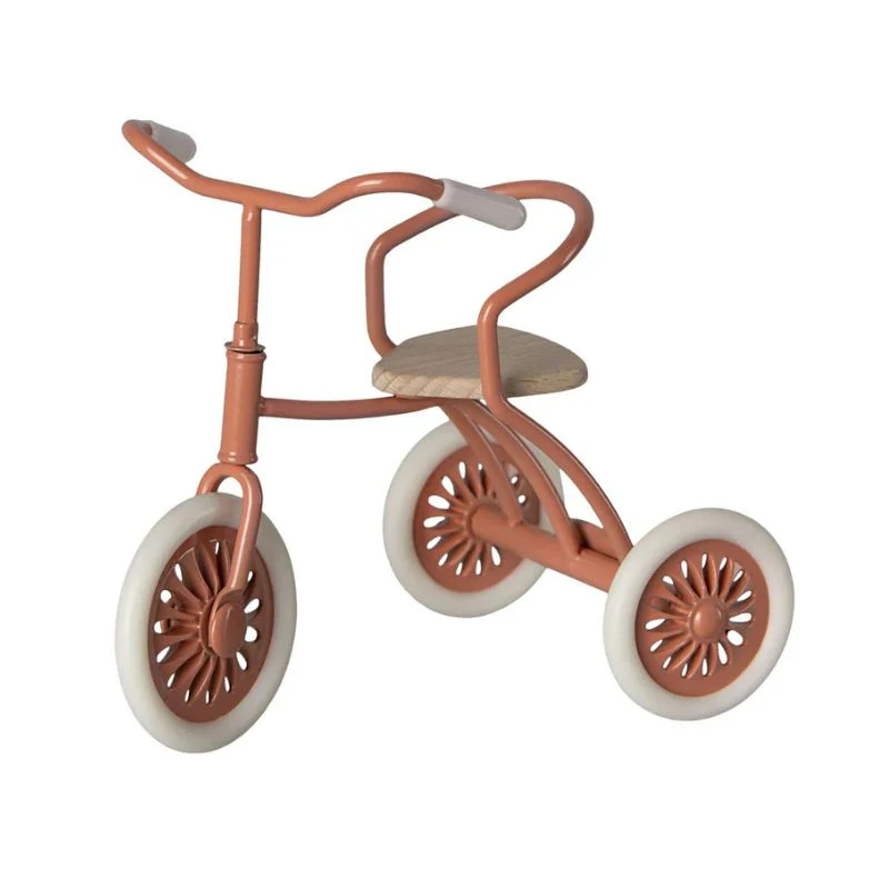 Maileg Tricycle Mouse - Coral - Image 2