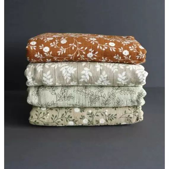 Muslin cloth Pack Of Two :  Caramel - Image 6