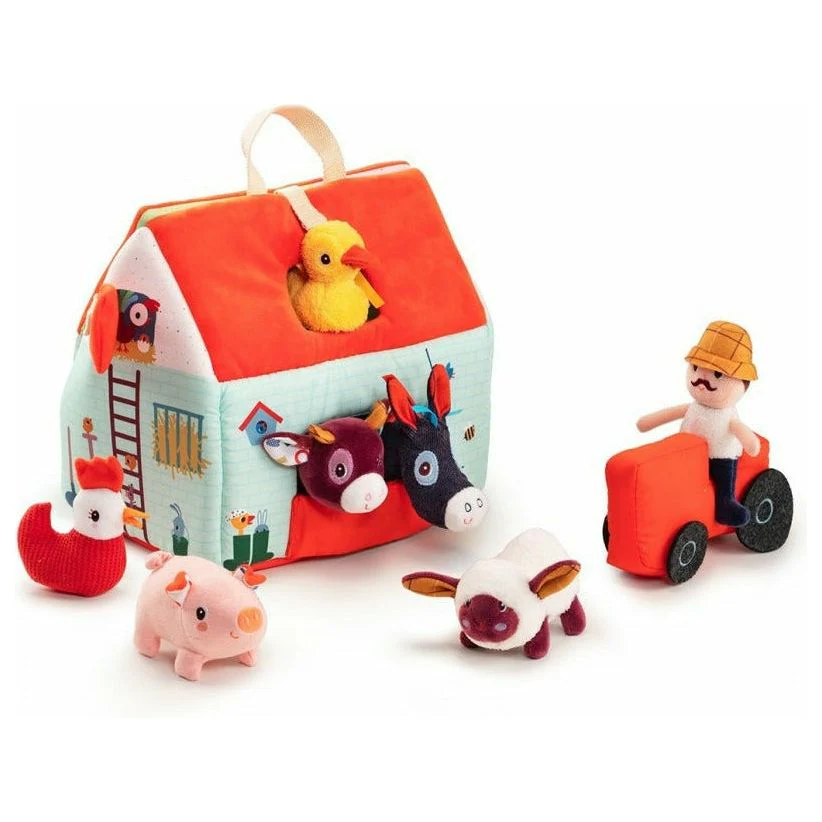 Barnaby Farm – Lilliputiens Fabric Farm Playset - Image 3