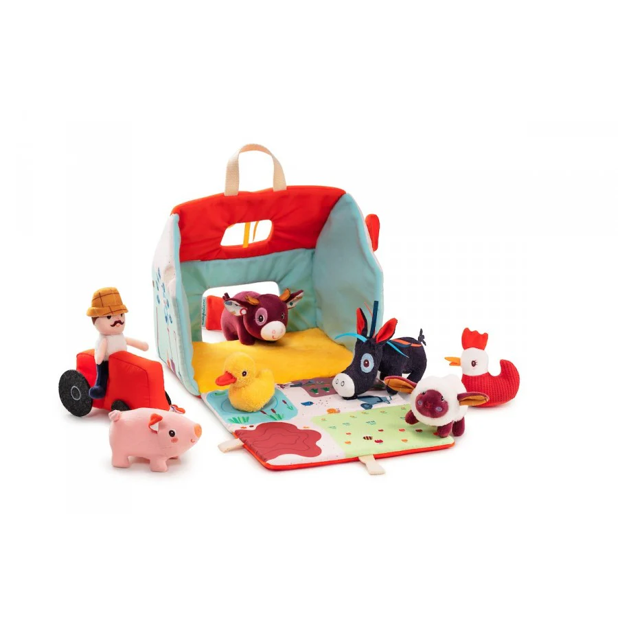 Barnaby Farm – Lilliputiens Fabric Farm Playset - Image 4