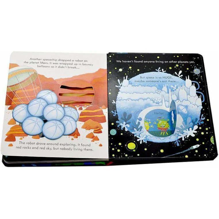 Peep Inside Space - Usborne Book - Image 3