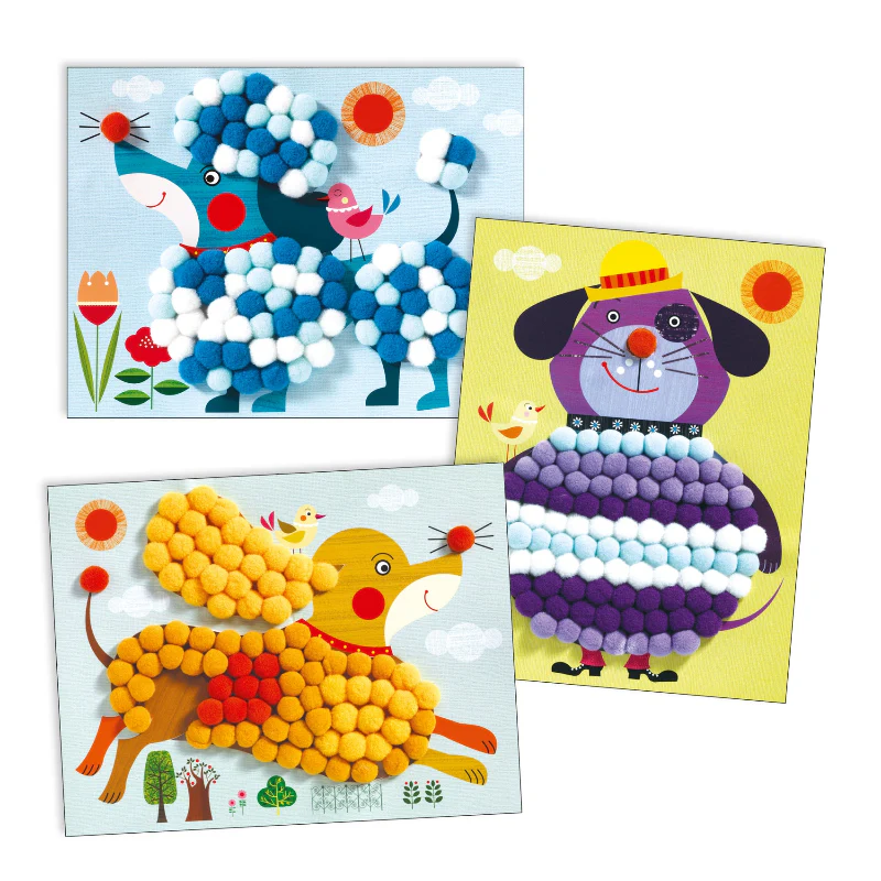 Pompom Puppies to Make - Image 3