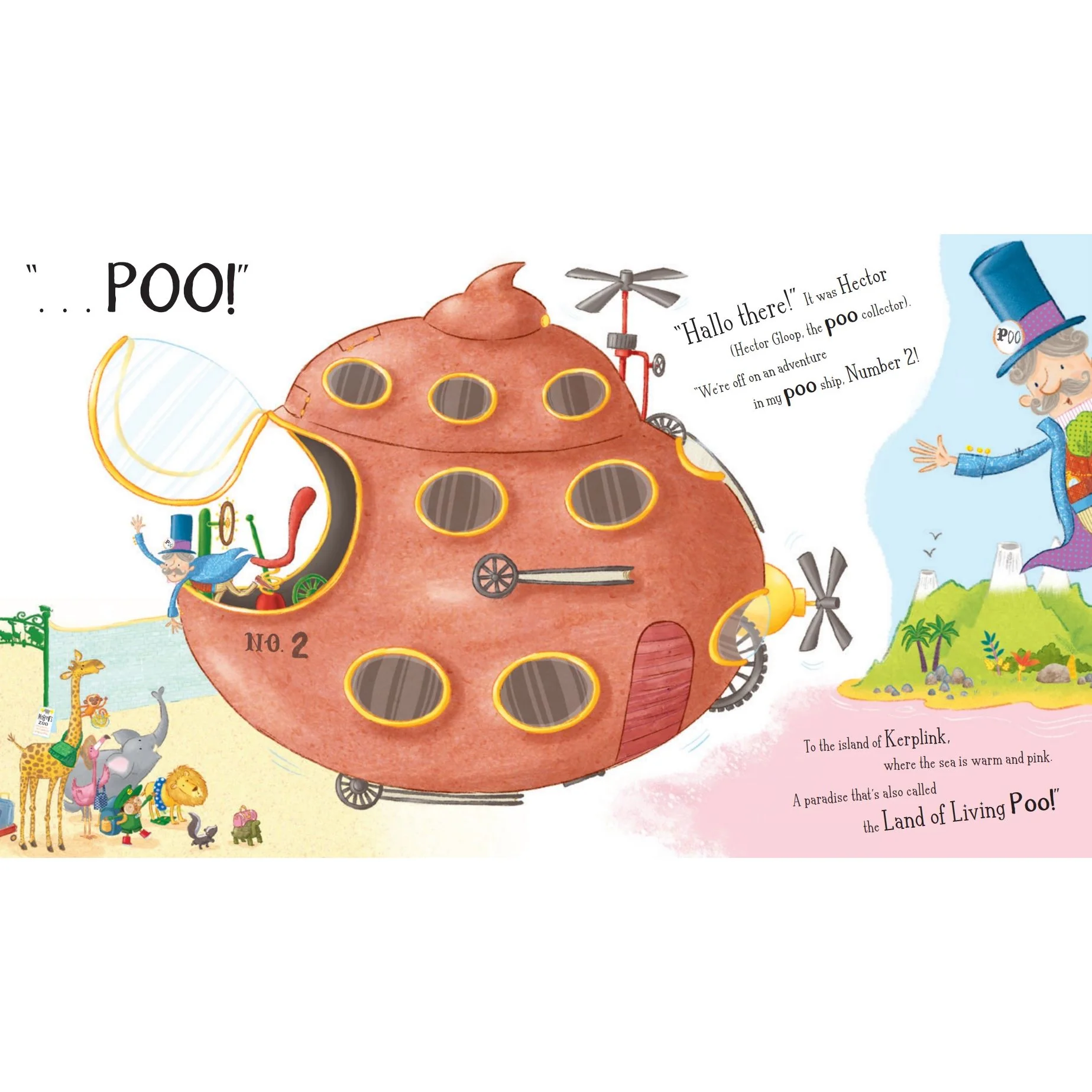 Pooh In The Zoo - The Island Of Dinosaur Poo! - Image 3