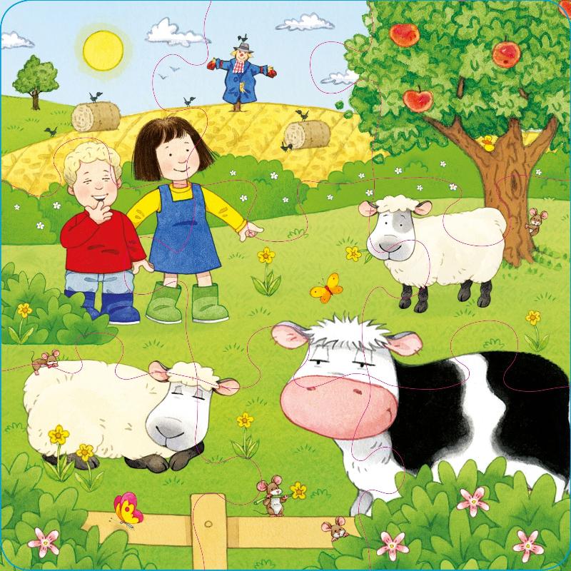 Poppy and Sam's Book and 3 Jigsaws: Animals - Image 4